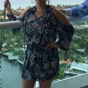 Parker Mini Dress with Cold Shoulder